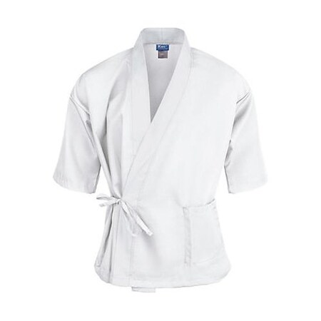 Allpoints Kng Sm Sushi Chef Coat White 3/4 Sleeve 2129WHWHS